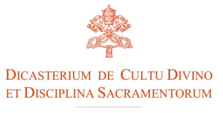Disposición del Dicasterio de Culto Divino y Disciplina de los Sacramentos que recibió nuestro arzobispo Jorge Eduardo